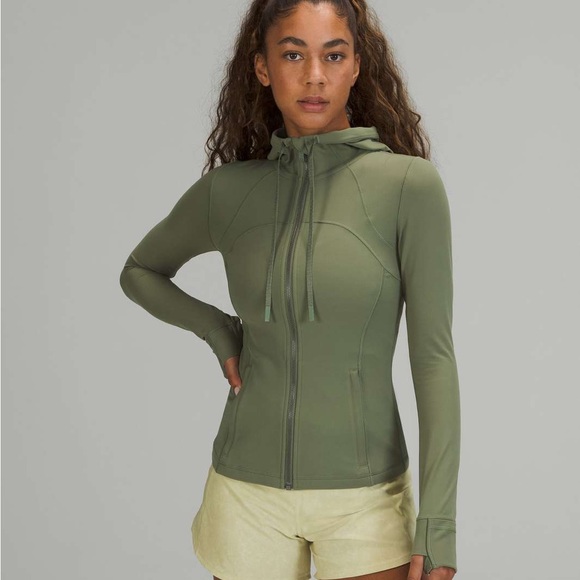 lululemon athletica Jackets & Blazers - Lululemon Hooded Define Jacket Zip Up in Green Twail